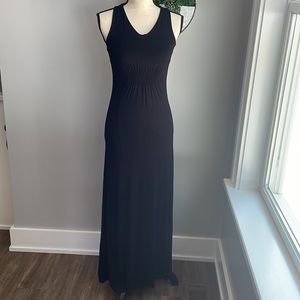 Christin Michaels Black Racerback Maxi Dress Size XS